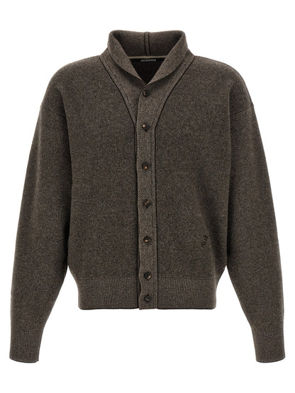 Brown Merino Wool Cardigan