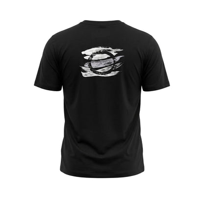 Black Cotton Men T-Shirt
