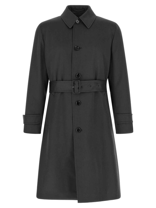 Gray Virgin Wool Coat
