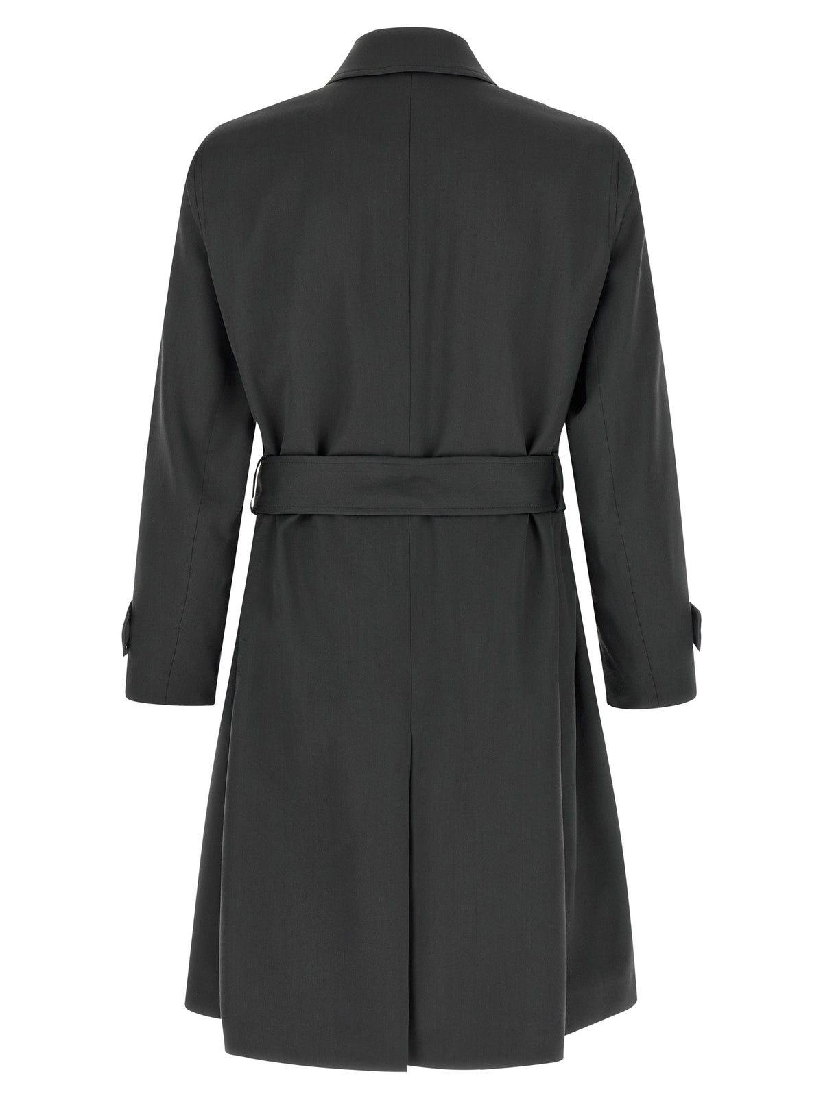 Gray Virgin Wool Coat