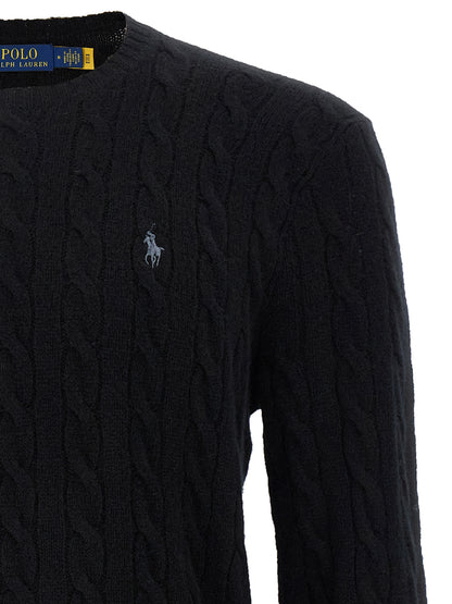 Black Wool Cardigan