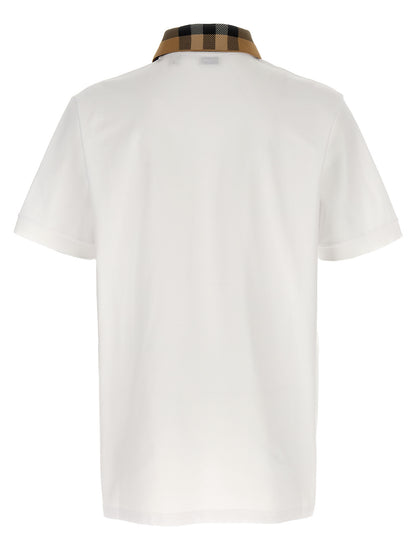 White Cotton Polo Shirt