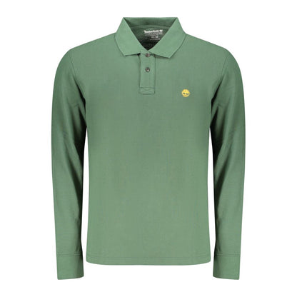 Green Cotton Polo Shirt