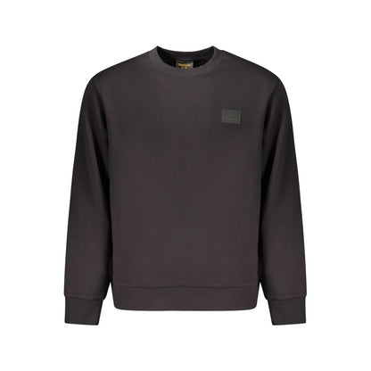 Black Cotton Sweatshirt