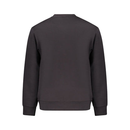 Black Cotton Sweatshirt