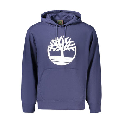 Blue Cotton Men's Sweatshirt