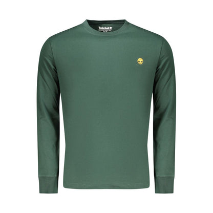 Green Cotton Men's T-Shirt
