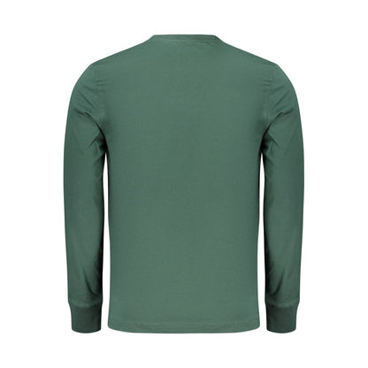 Green Cotton Men's T-Shirt