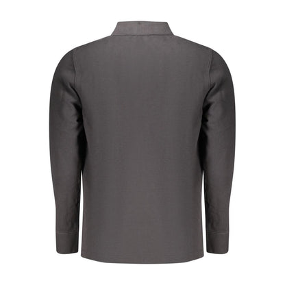 Black Cotton Polo Shirt