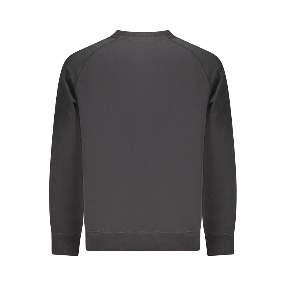 Black Cotton Sweatshirt
