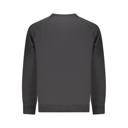 Black Cotton Sweatshirt