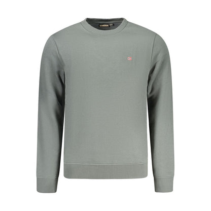 Green Cotton Men's Sweatshirt