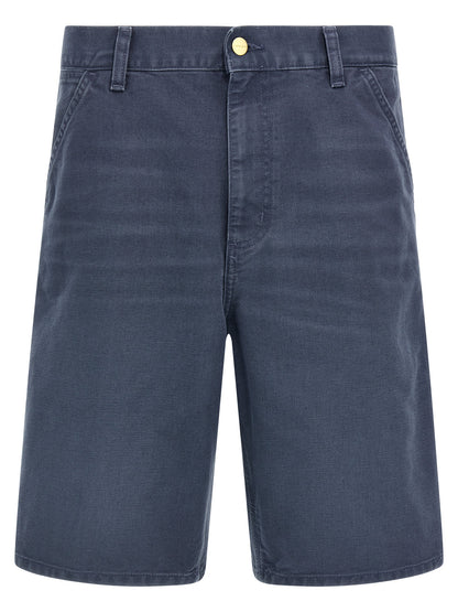 Blue Organic Cotton Bermuda Shorts