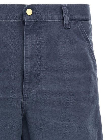 Blue Organic Cotton Bermuda Shorts