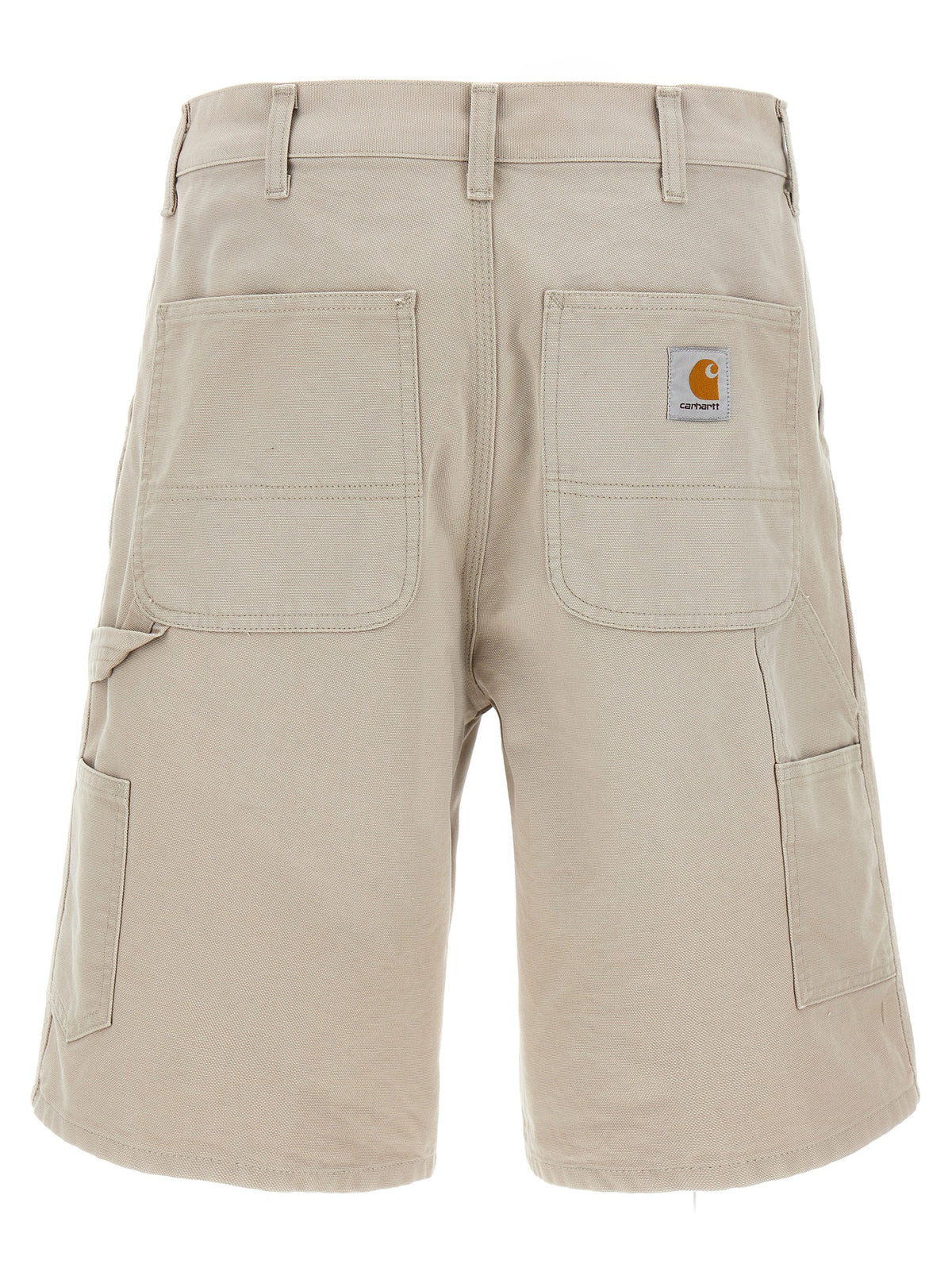 Beige Organic Cotton Bermuda Shorts