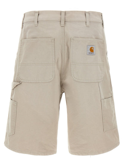 Beige Organic Cotton Bermuda Shorts