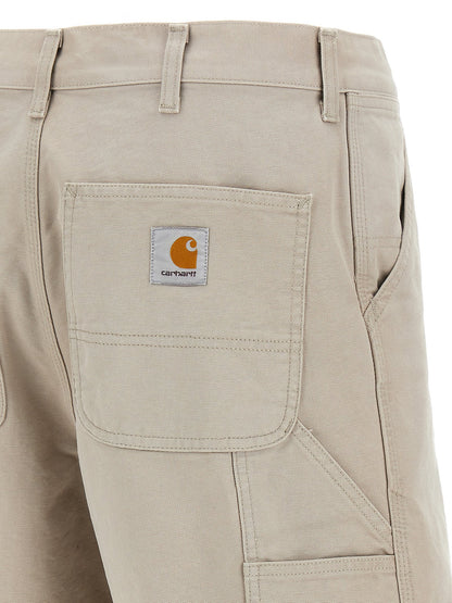Beige Organic Cotton Bermuda Shorts