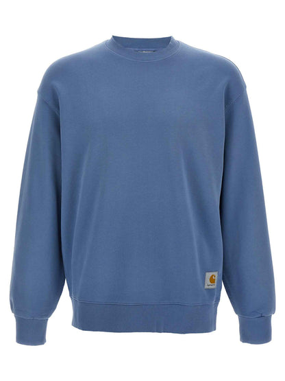 Blue Cotton Sweatshirt