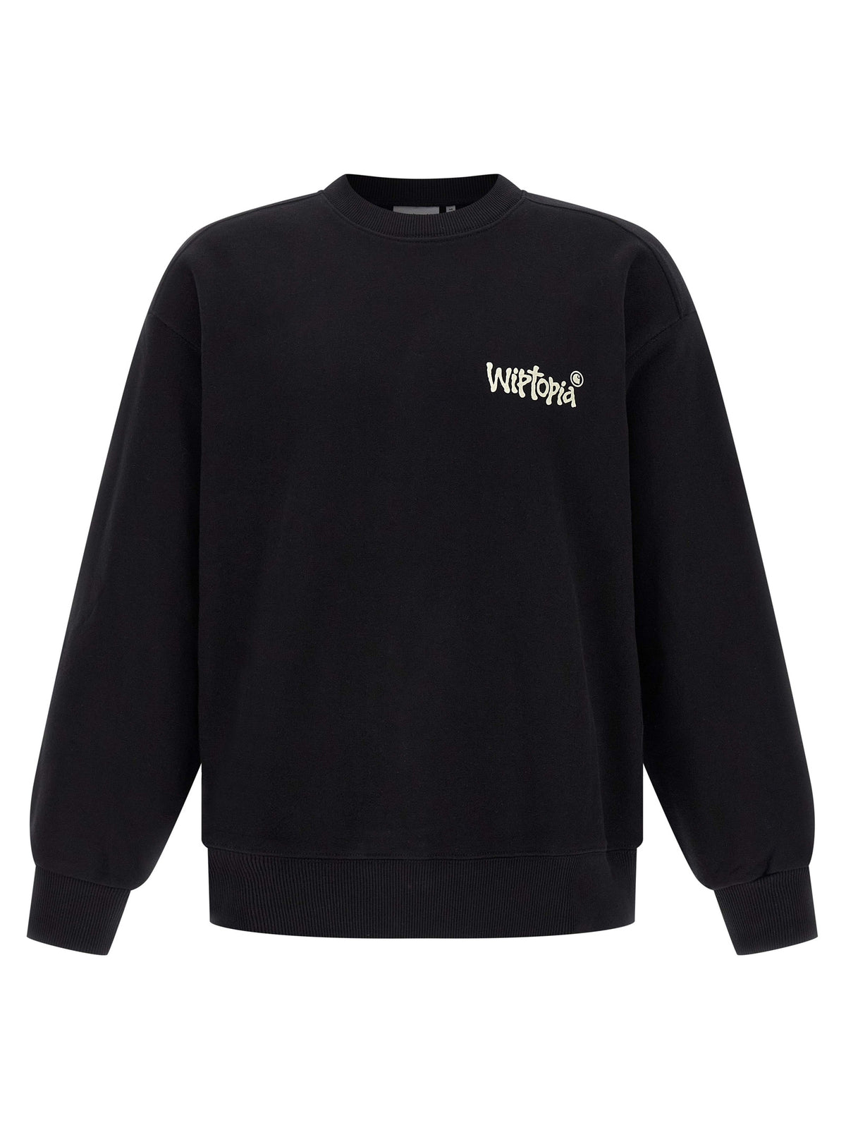 Black Cotton Sweatshirt