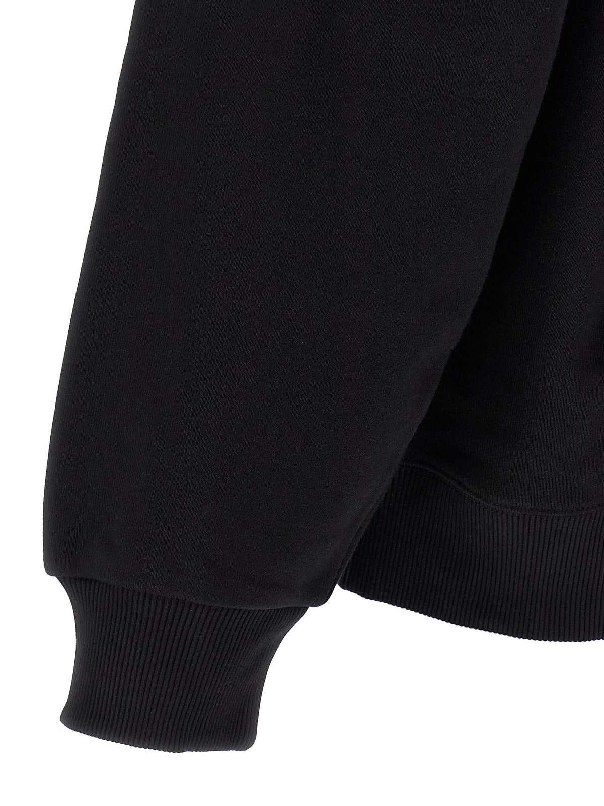 Black Cotton Sweatshirt