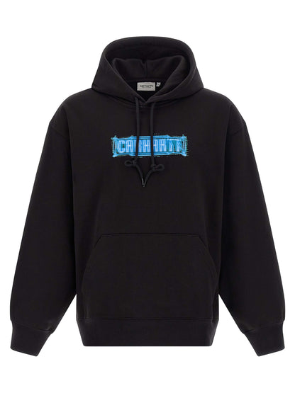 Black Cotton Sweatshirt