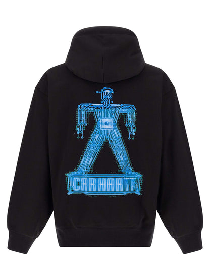 Black Cotton Sweatshirt