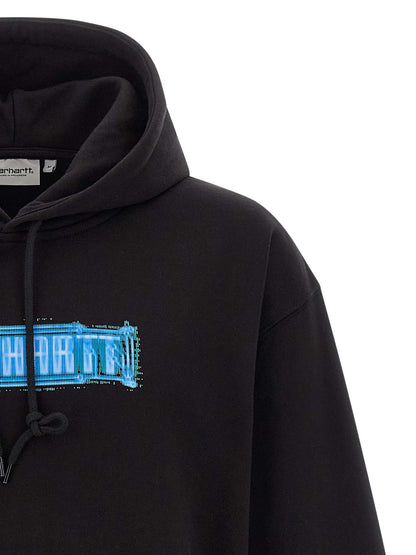 Black Cotton Sweatshirt
