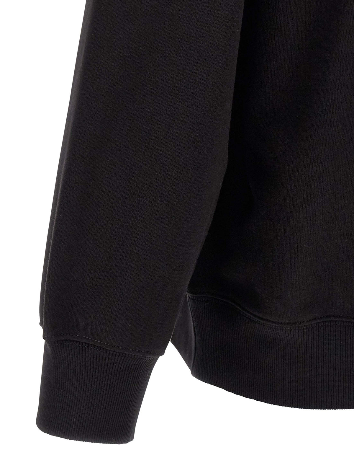 Black Cotton Sweatshirt