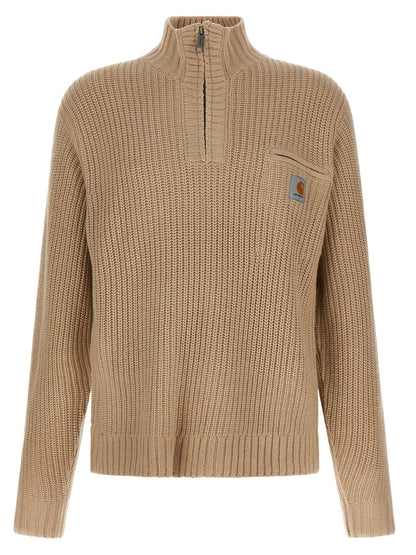Beige Acetate Cardigan