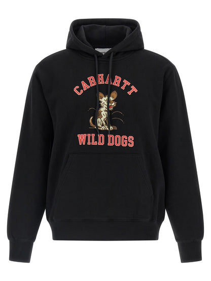 Black Cotton Sweatshirt