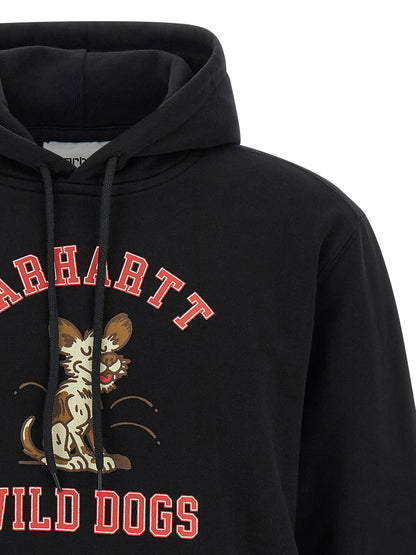 Black Cotton Sweatshirt