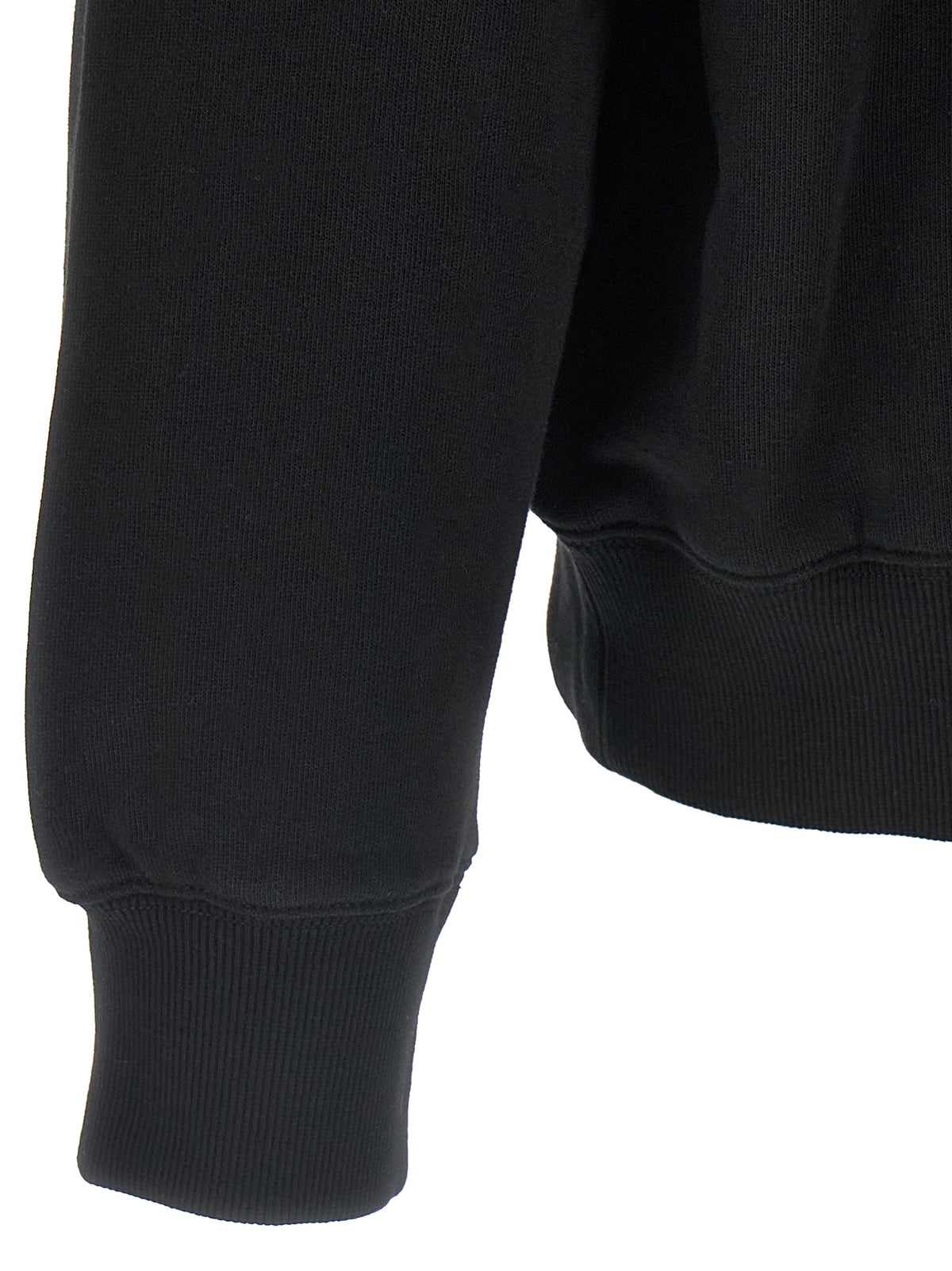Black Cotton Sweatshirt
