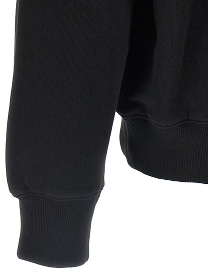 Black Cotton Sweatshirt