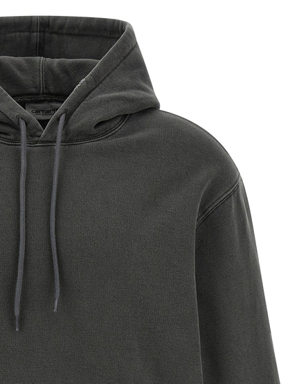 Black Cotton Sweatshirt