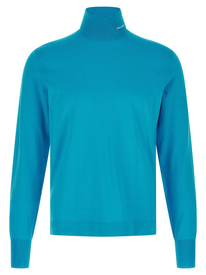 Blue Cotton Cardigan