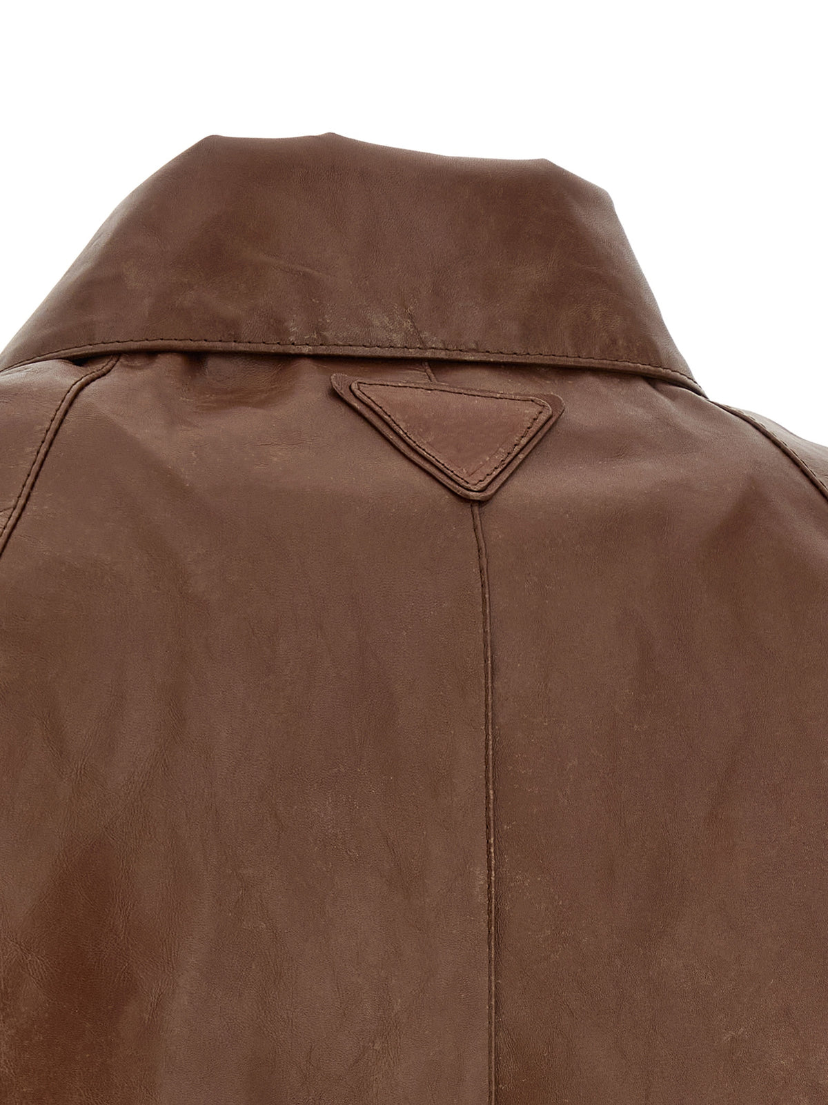 Brown Calfskin Leather Jacket