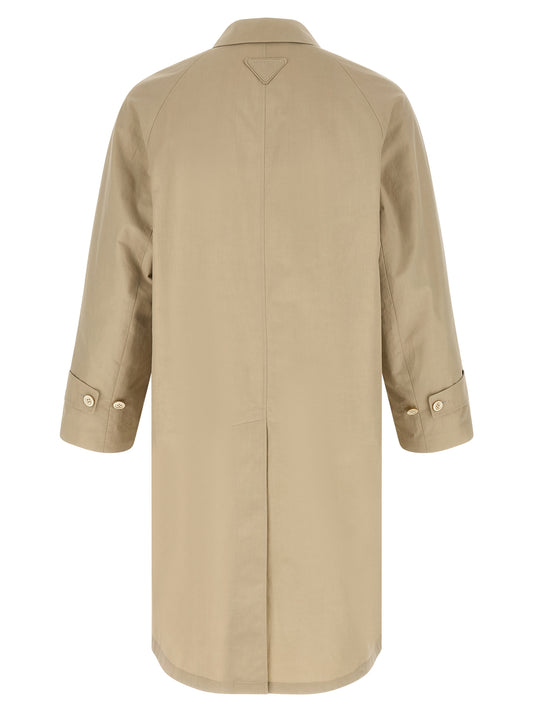 Beige Cotton Coat
