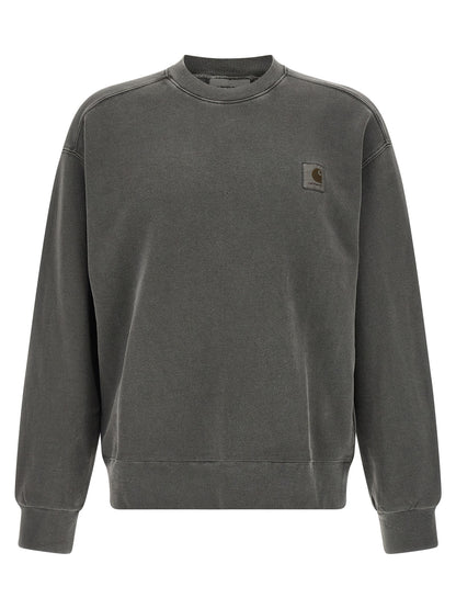 Black Cotton Sweatshirt