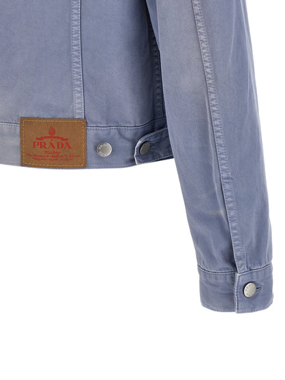 Blue Cotton Denim Jacket