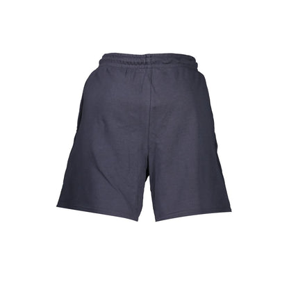 Blue Cotton Men's Jogger Pants