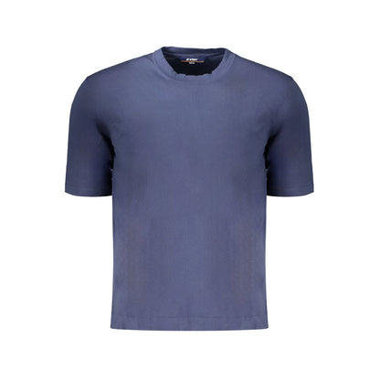 Blue Cotton Men's T-Shirt