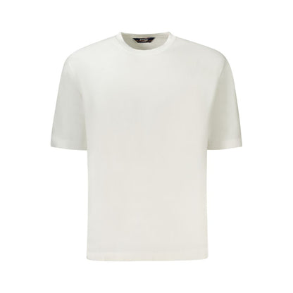 White Cotton Men's T-Shirt