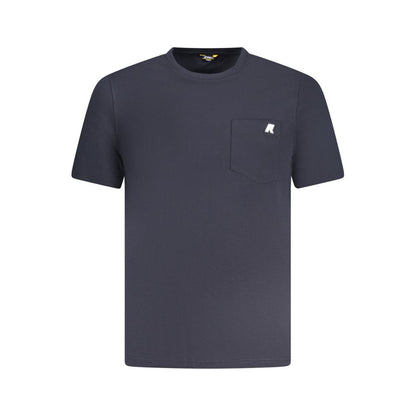 Blu Cotton Men T-Shirt