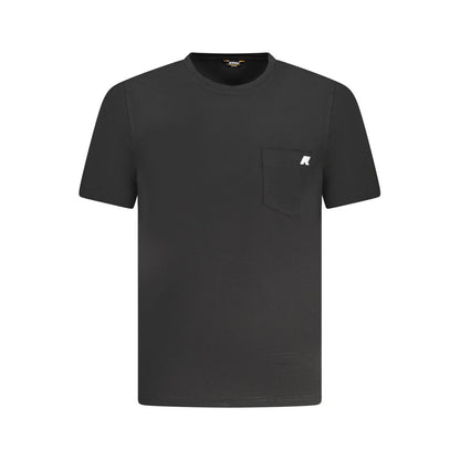 Black Cotton Men's T-Shirt