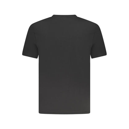 Black Cotton Men's T-Shirt