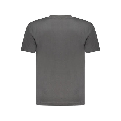 Black Cotton Mens T-Shirt