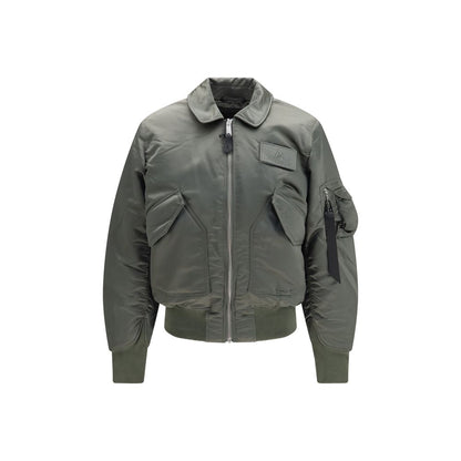 Bicolor Nylon Bomber