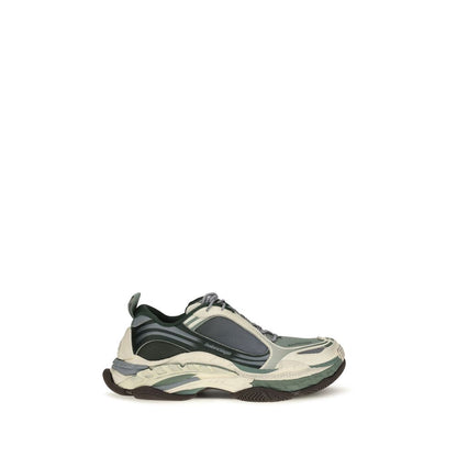 Bicolor Polyethylene Athletic Sneakers