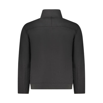 Black Cotton Men's Sweater