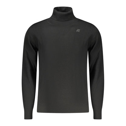 Black Wool Men Sweater